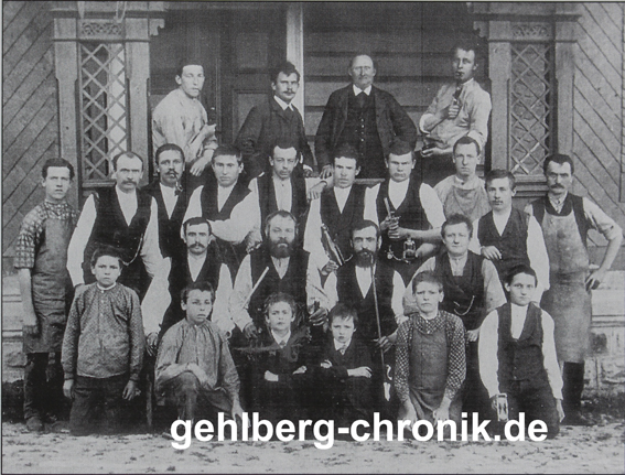 1910 002 Schilling Belegschaft