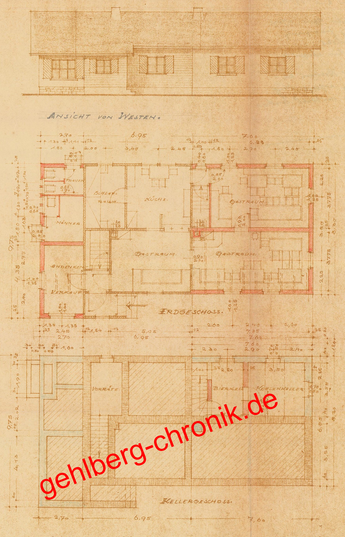 1957 012 Erweiterung Schneekopfhuette Auszug