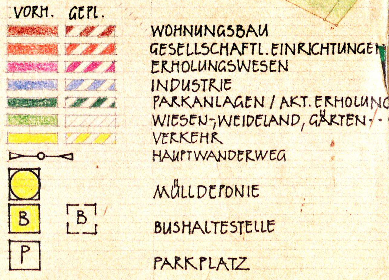 1978 013a Ortsgestaltungskonzept Gehlberg Legende 1